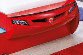 CARBED Кровать-машина Coupe с выдвижной кроватью Red 20.03.1306.00 в Калачинске - kalachinsk.katalogmebeli.com | фото 2