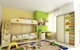 Детская комната Клаксон (Бежевый/корпус Клен) в Калачинске - kalachinsk.katalogmebeli.com | фото 3