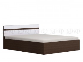Ким кровать 1,4 (Венге/белый глянец) в Калачинске - kalachinsk.katalogmebeli.com | фото