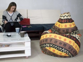 Кресло-груша Большое-Африка в Калачинске - kalachinsk.katalogmebeli.com | фото 4