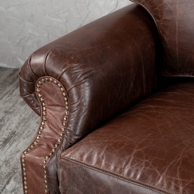Кресло кожаное Лофт Аристократ (ширина 1100 мм) в Калачинске - kalachinsk.katalogmebeli.com | фото 5