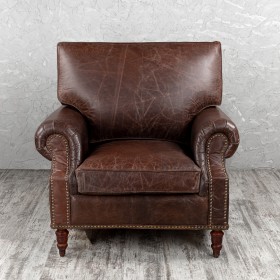 Кресло кожаное Лофт Аристократ (ширина 1100 мм) в Калачинске - kalachinsk.katalogmebeli.com | фото 8