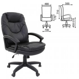 Кресло офисное BRABIX Trend EX-568 (черный) в Калачинске - kalachinsk.katalogmebeli.com | фото