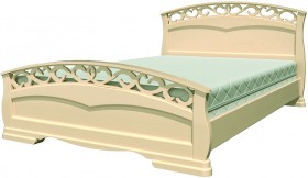 Кровать Грация-1 из массива сосны 1600*2000 Белый античный в Калачинске - kalachinsk.katalogmebeli.com | фото 17