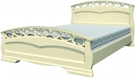 Кровать Грация-1 из массива сосны 1600*2000 Белый античный в Калачинске - kalachinsk.katalogmebeli.com | фото 20