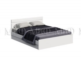 Кровать Нэнси New 1,4м (Белый/белый глянец) в Калачинске - kalachinsk.katalogmebeli.com | фото