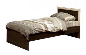 Кровать одинарная 21.55 (шир. 900) с настилом (венге/профиль дуб линдберг)/осн. в Калачинске - kalachinsk.katalogmebeli.com | фото