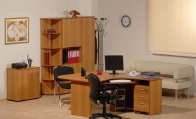 Мебель для персонала Рубин 42 Светлый миланский орех в Калачинске - kalachinsk.katalogmebeli.com | фото 2