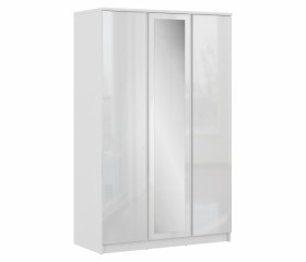 Шкаф 3-х дверный СБ-2493 Медея (Белый/Белый глянец) в Калачинске - kalachinsk.katalogmebeli.com | фото