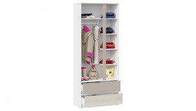 Шкаф для одежды комбинированный «Сканди» Дуб Гарден/Белый/Глиняный серый в Калачинске - kalachinsk.katalogmebeli.com | фото 3