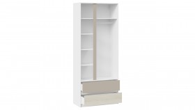 Шкаф для одежды комбинированный «Сканди» Дуб Гарден/Белый/Глиняный серый в Калачинске - kalachinsk.katalogmebeli.com | фото 5