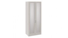 Шкаф для одежды с 2 зеркальными дверями с опорой «Сабрина» Кашемир 587 в Калачинске - kalachinsk.katalogmebeli.com | фото