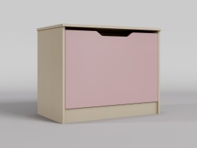 Ящик для игрушек Грэйси (Розовый/корпус Клен) в Калачинске - kalachinsk.katalogmebeli.com | фото