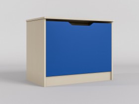 Ящик для игрушек Скай (Синий/корпус Клен) в Калачинске - kalachinsk.katalogmebeli.com | фото